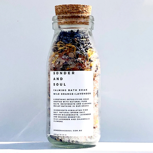 Lavender and Wild Orange Bath Soak 330g